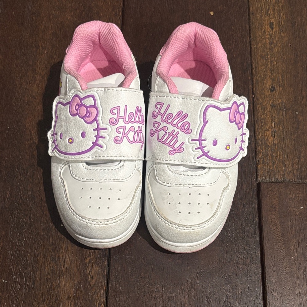 Hello Kitty Kids Sneakers - White and Pink